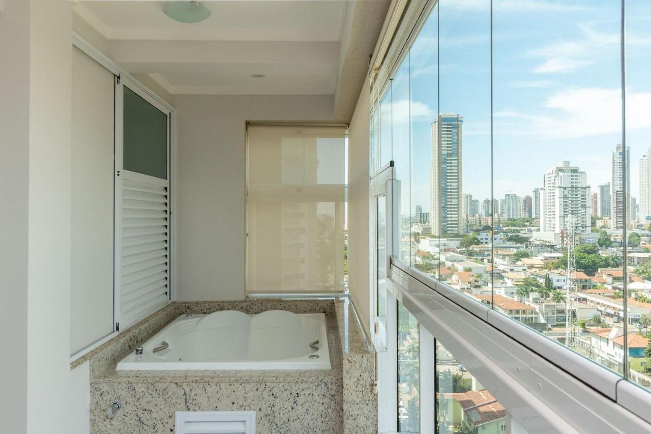 جويانيا Apartamento De 1 Quarto Com Vista Para O Parque Vaca Brava E Com Jacuzzi No Setor Bueno - El1802 المظهر الخارجي الصورة